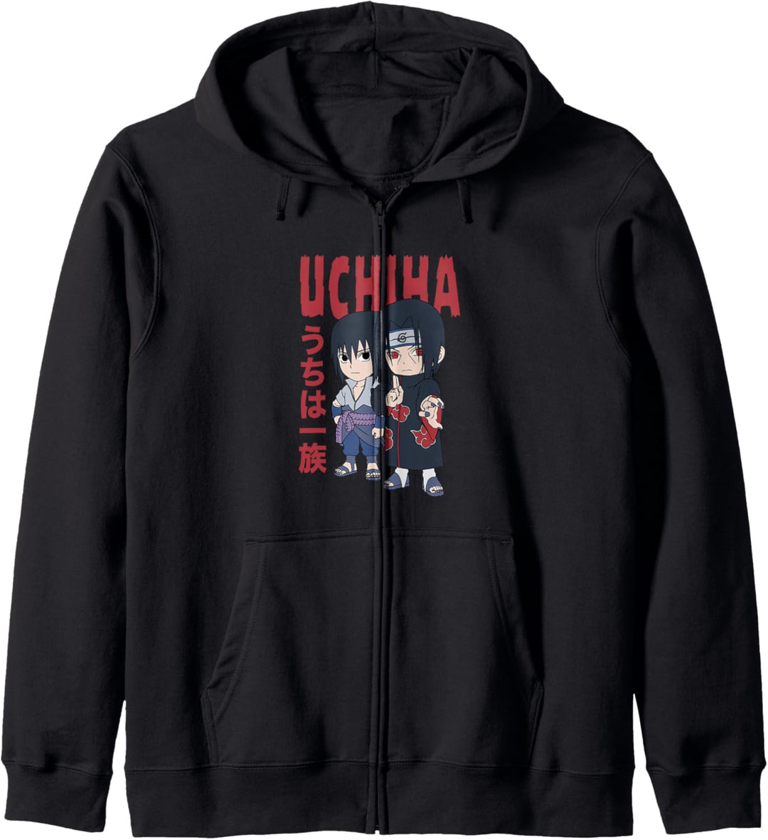 Naruto Shippuden Chibi Uchiha die Pose Kapuzenjacke