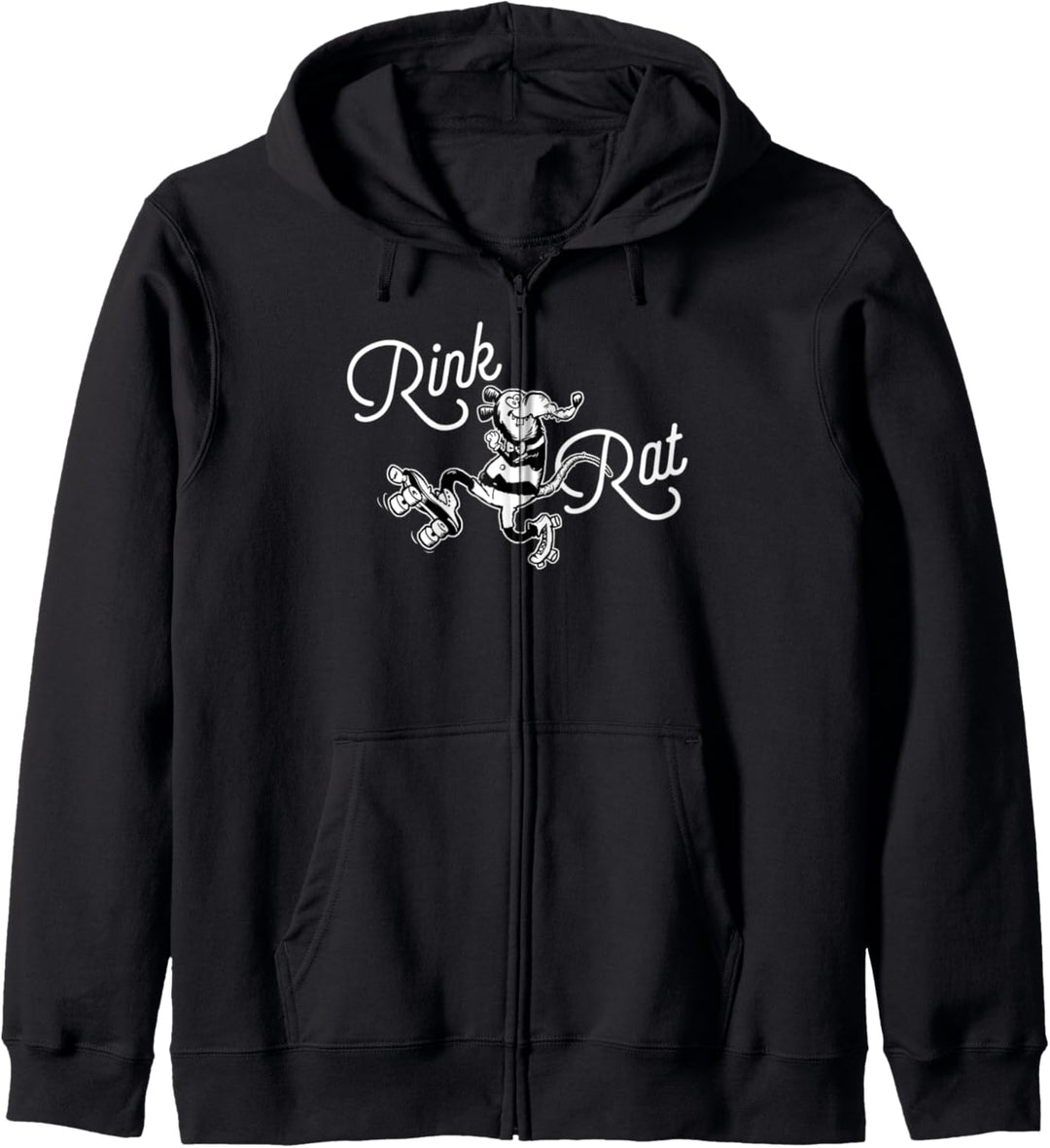 Retro Roller-Skating Funky Rink Rat Kapuzenjacke