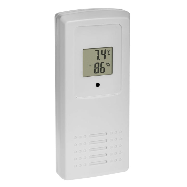 TFA Dostmann Wetterstation Funk Clear, 35.1168.02, mit Aussensensor, Temperatur und Luftfeuchtigkeit