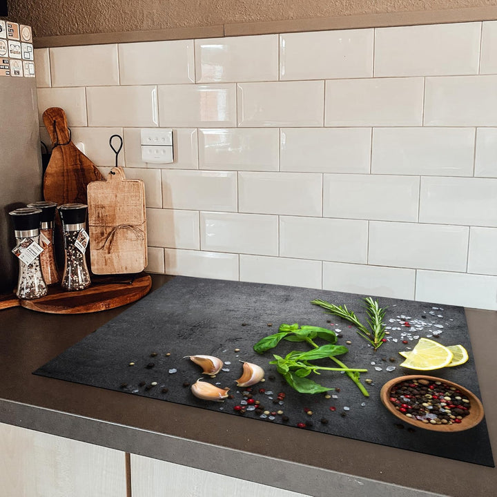 KitchenYeah© Herdabdeckplatte Einteilig Ceranfeld Abdeckplatte für Induktionsschutz Ceranfeldabdecku