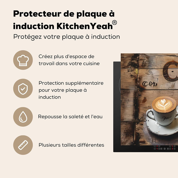 KitchenYeah© Herdabdeckplatte Einteilig Herdabdeckung Abdeckplatte für Ceranfeld Abdeckung Induktion