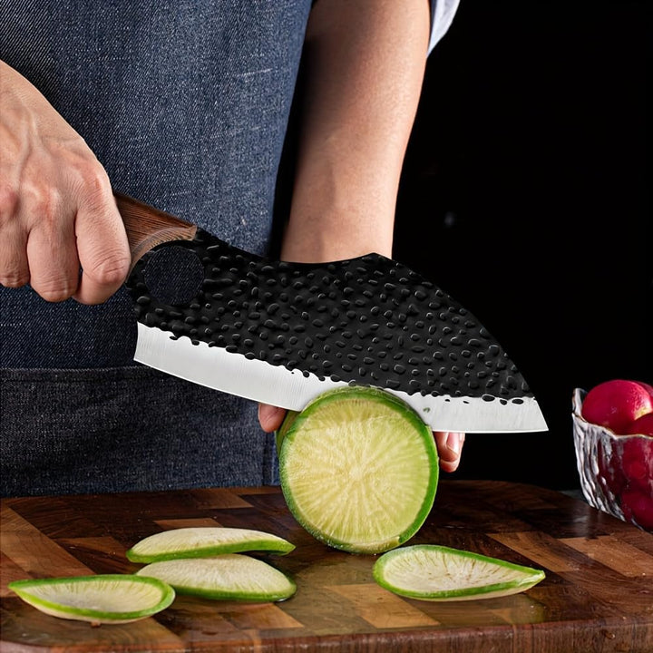 4 Stücke Kochmesser Set, Küchenmesser, Handgeschmiedet Chefmesser, Perfekt zum Schneiden Messer, Ser