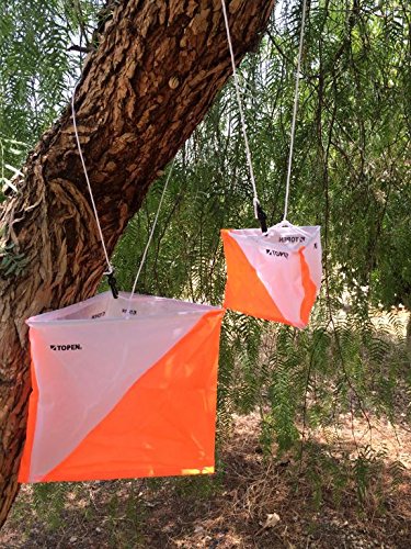 Topen LOGISTIK Balken, 15 x 15 Endstücke Orientierungshilfe, Orange/Weiss, 15X15