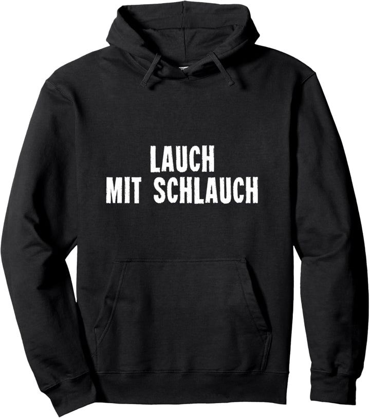 I Love Kaum Trainiert aber gut bestückt Lauch mit Schlauch Pullover Hoodie