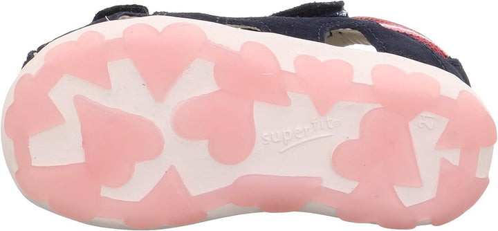 Superfit Mädchen Fanni Sandalen 28 EU Blau Rosa 8010, 28 EU Blau Rosa 8010