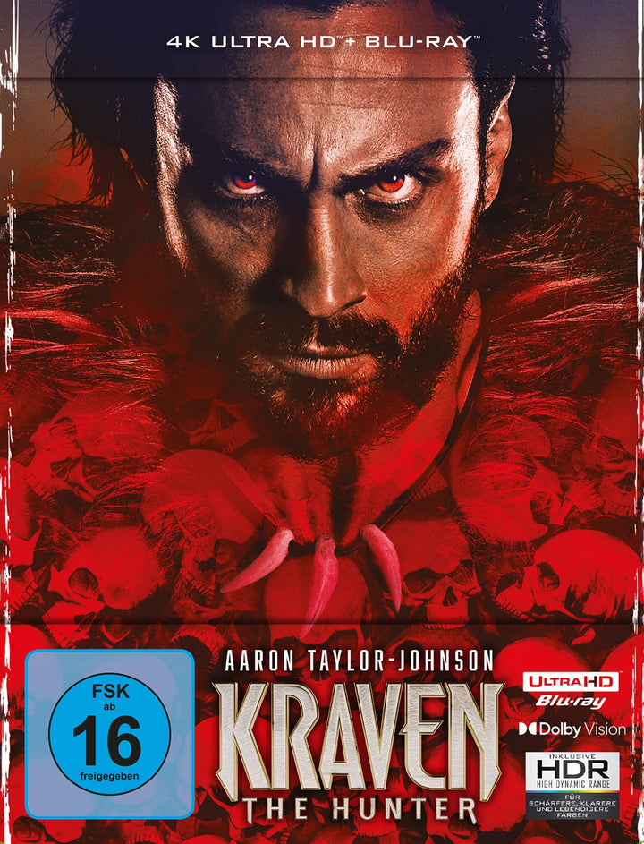 Kraven the Hunter (Steelbook, 4K-UHD + Blu-ray), Blu-ray