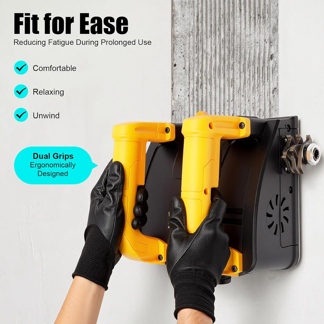 Betonfräse 1200W Elektrische Sanierungsfräse für Renovierung &amp; Bau | Einstellbare Tiefe 1-4mm | 15cm